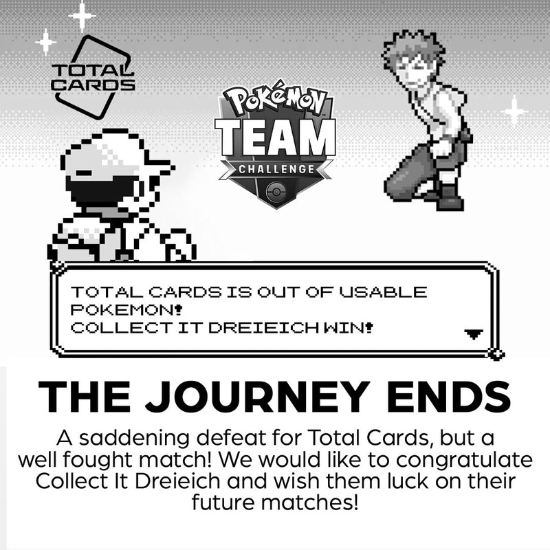 The end of the Total Cards Team Challenge Journey!