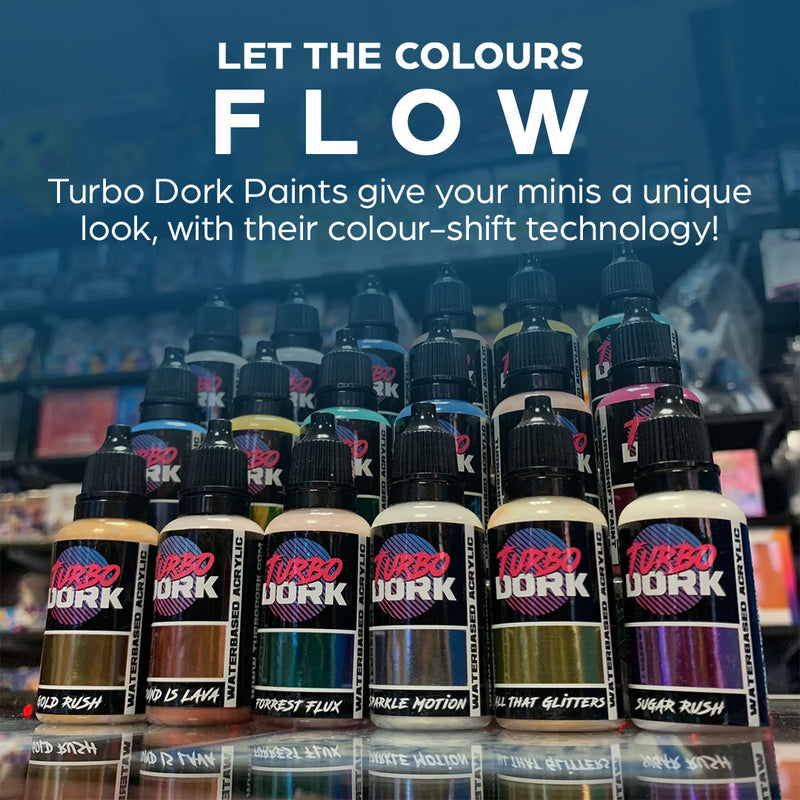 Unleash the spectrum with Turbo Dork Paints!
