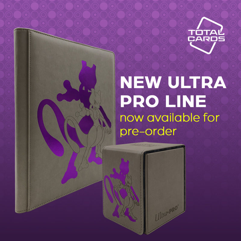 Become a legendary trainer with these epic Ultra-Pro Mewtwo products!