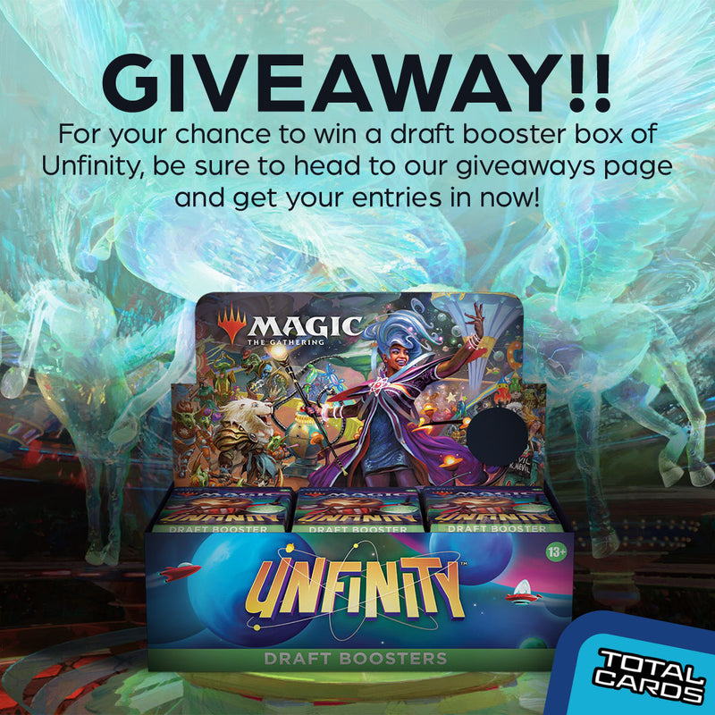 Magic the Gathering - Unfinity - Draft Booster Box Giveaway! Magic the Gathering - Unfinity - Draft Booster Box Giveaway!