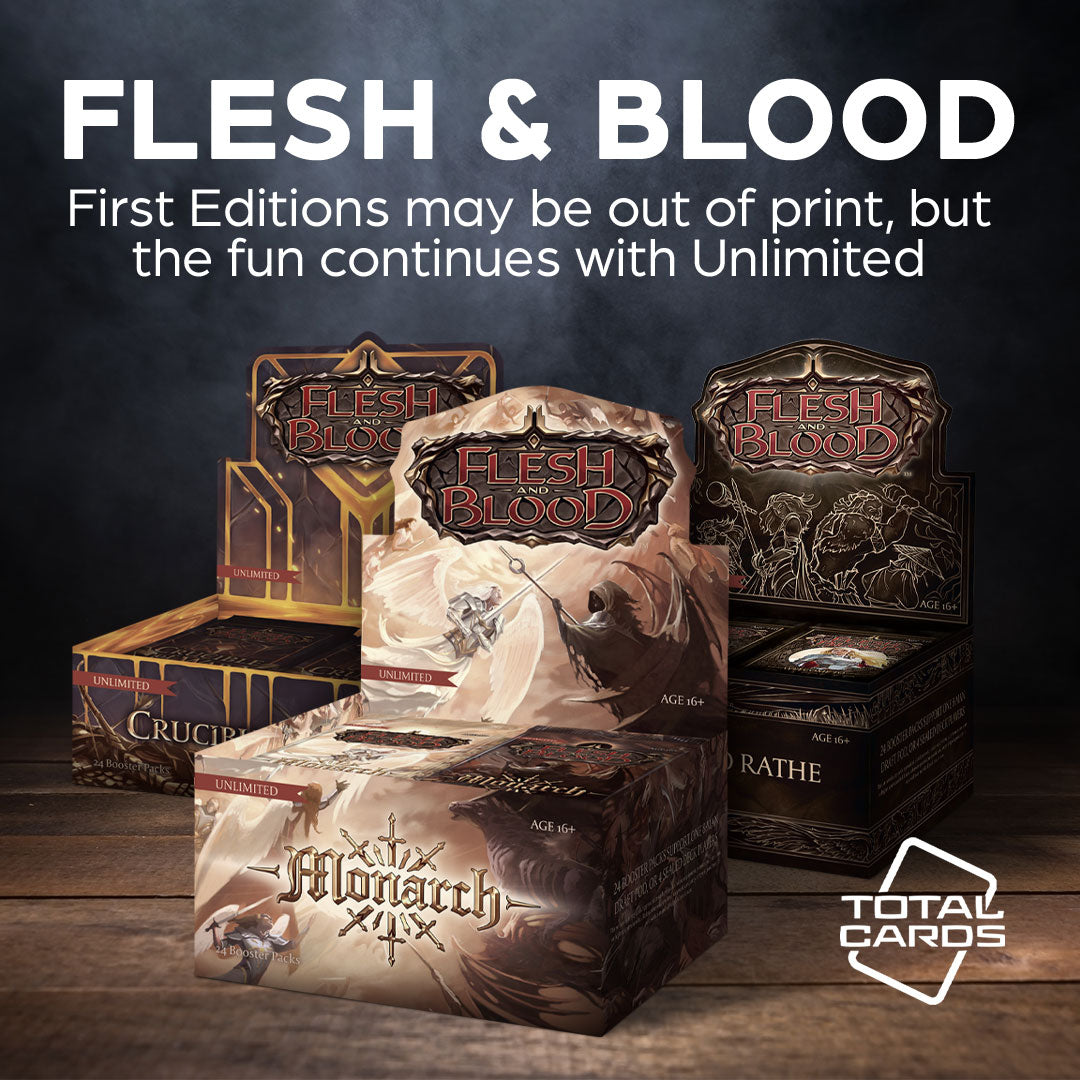 Try a new TCG with Flesh & Blood unlimited!