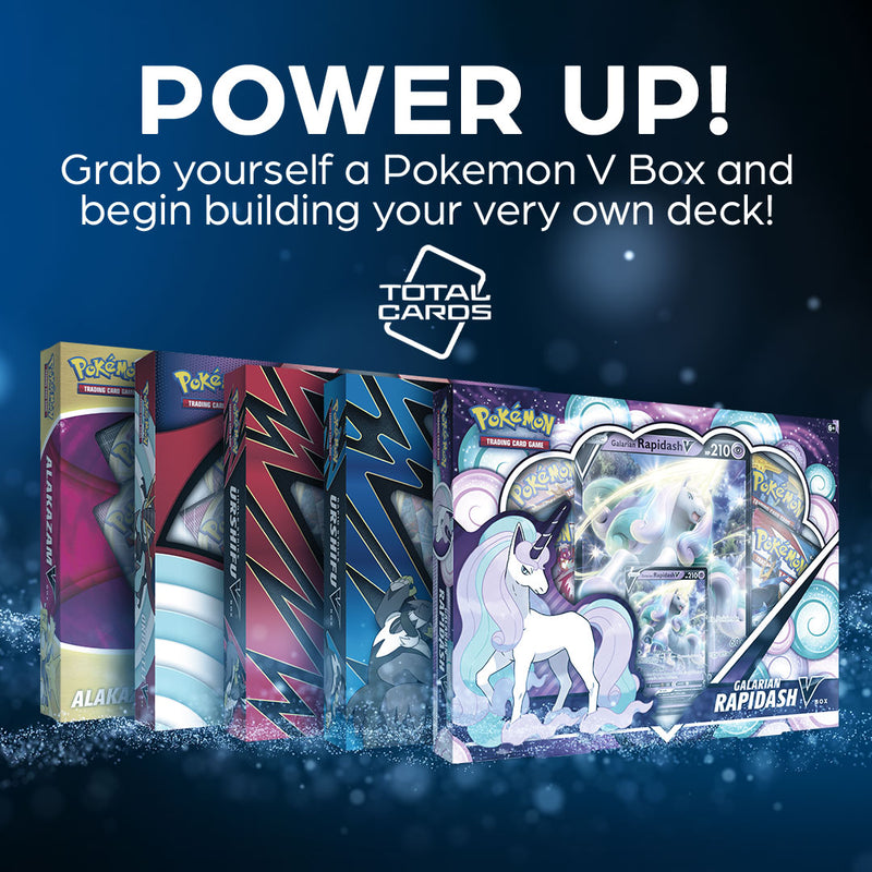 Start an awesome Pokemon deck with a V Collection Box!