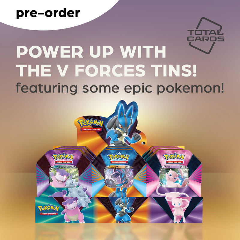 Power up with the Pokemon V Forces Tins!