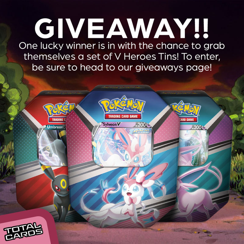 Pokemon V Heroes Tins Giveaway