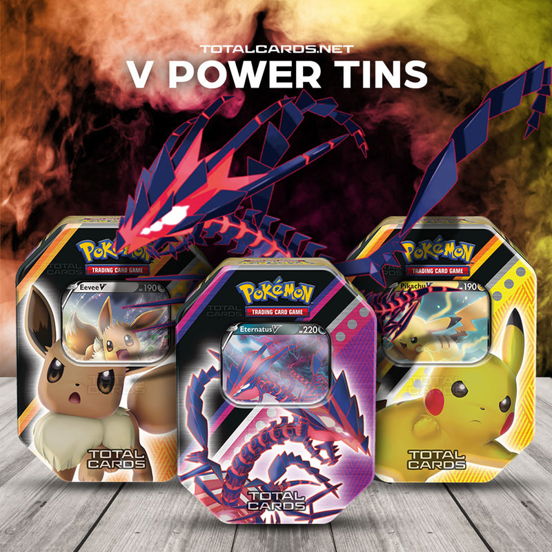 Pokemon V Power Tins Now Available To Pre-Order