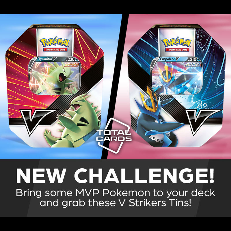 Strike hard with the V Strikers Tins! Strike hard with the V Strikers Tins!