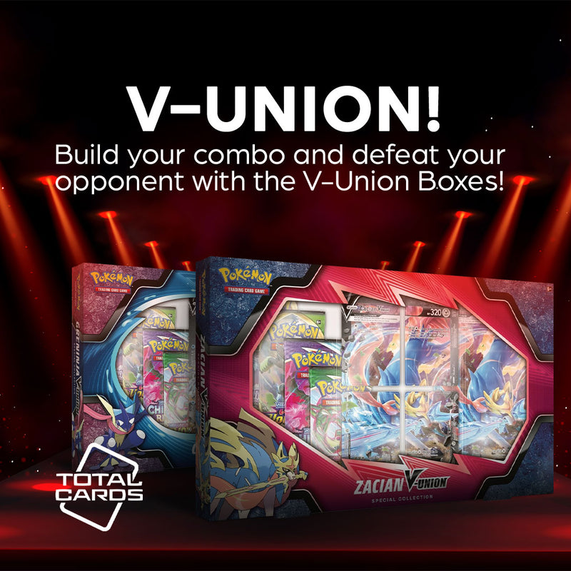 Unleash a new type of Pokemon with the V-UNION Boxes!