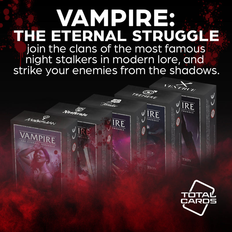 Emerge from the darkness in Vampire the Eternal Struggle!