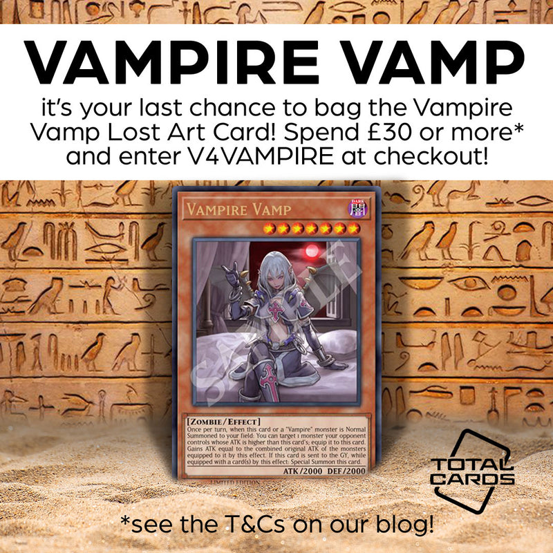 Vampire Vamp is now available as a Yu-Gi-Oh! Lost Art Card!