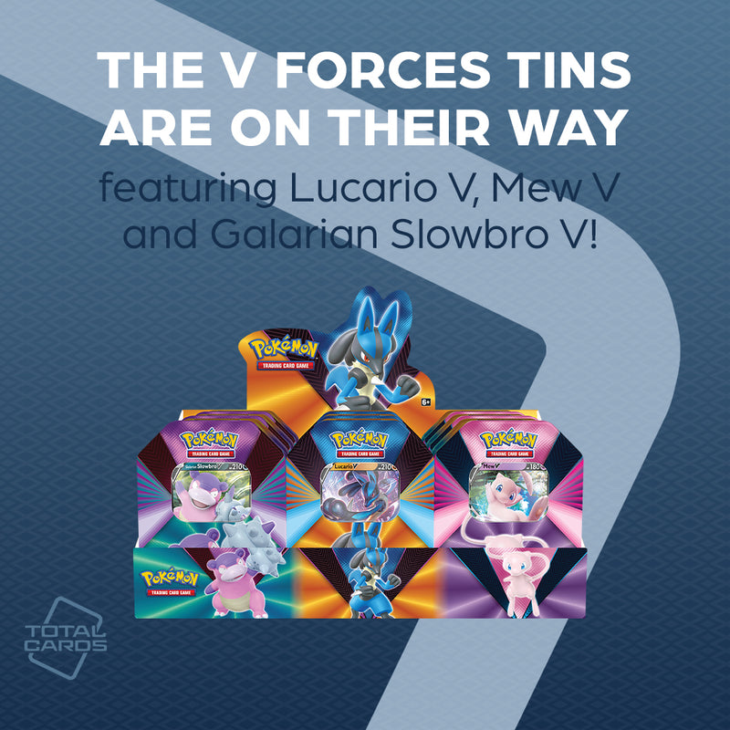 Pokémon V Forces Tins are on their way!
