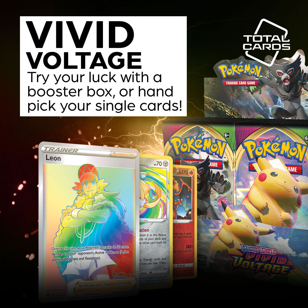 Vivid Card Stack Electrify your deck with Pokemon Vivid Voltage!