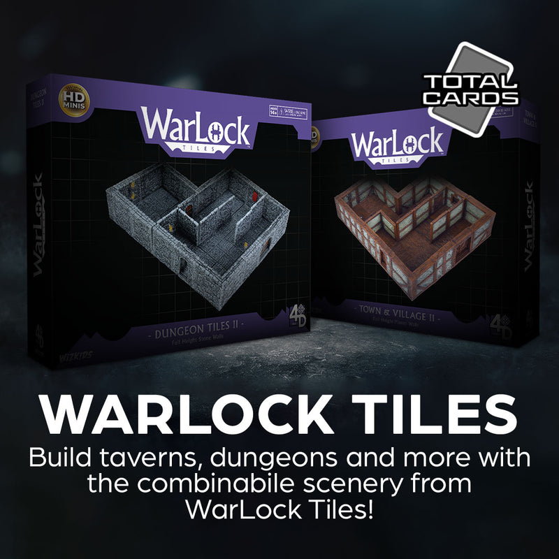 Bring your campaign to the 3rd dimension with Warlock Tiles!