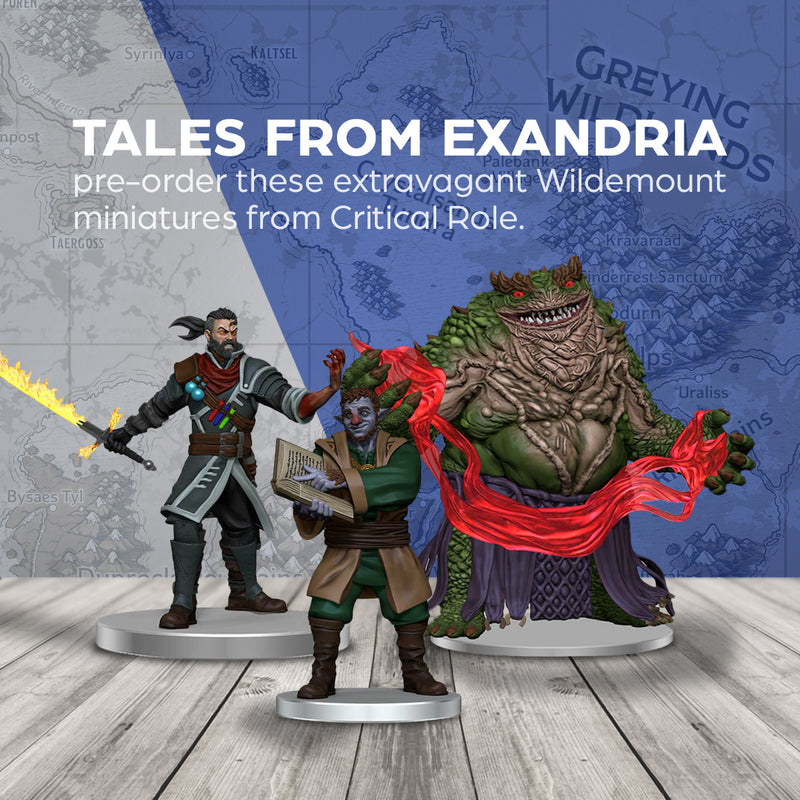 Transport your table to Exandria with these Critical Role miniatures!