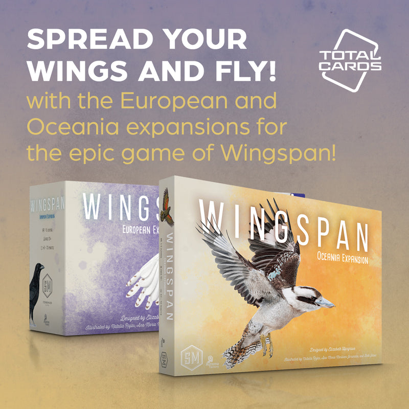 Spread your wings with these Wingspan expansions!