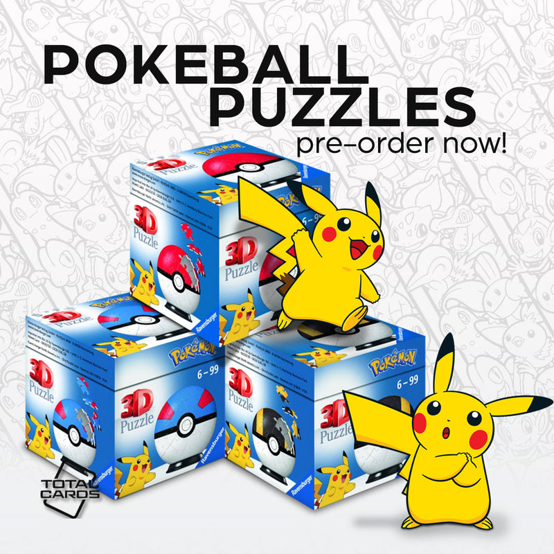Pokemon 3D Pokeball Puzzles are Now Available to Pre-order!