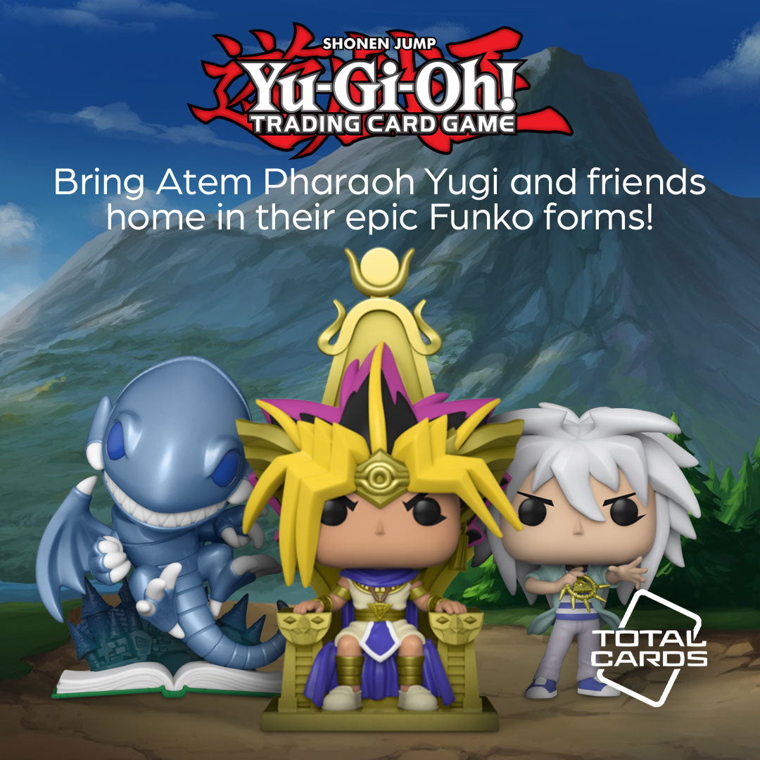 Be the king of games with Yu-Gi-Oh Funko Pops!