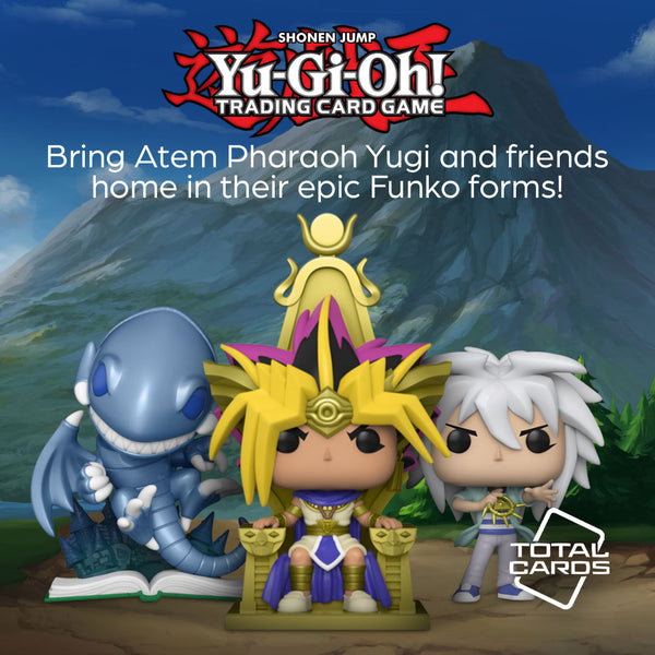 Be the king of games with Yu-Gi-Oh Funko Pops!