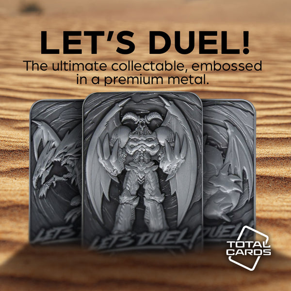 New collectable metal cards available from Yu-Gi-Oh!