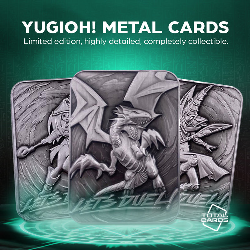 Represent the Yu-Gi-Oh fandom with these epic metal cards!