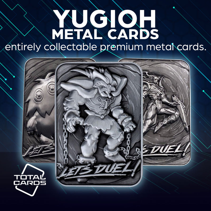New metal cards are available from Yu-Gi-Oh!