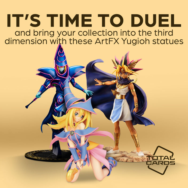 Grab some epic Yu-Gi-Oh! statues!