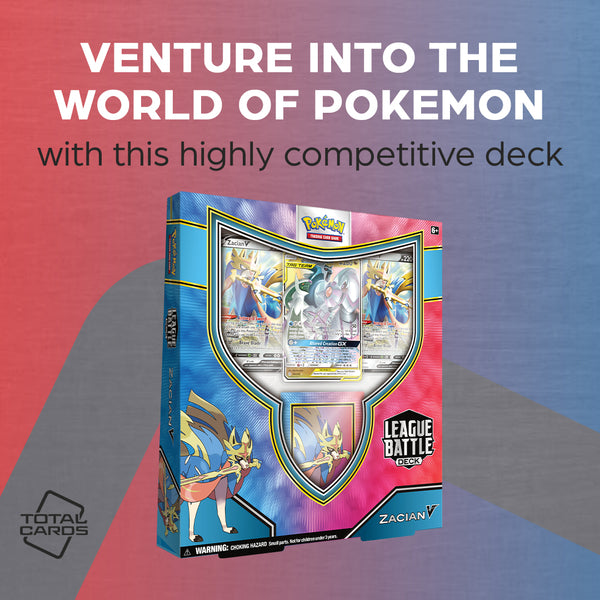 Venture into Pokemon with the Zacian V League Battle Deck