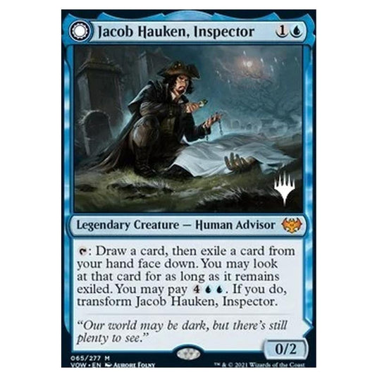 Magic The Gathering - Innistrad: Crimson Vow Promos - Jacob Hauken, Inspector // Hauken's Insight - 065/277