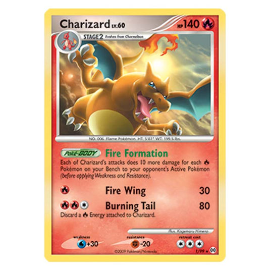 Pokemon - Platinum Arceus - Charizard - 1/99