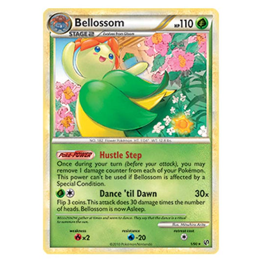 Pokemon - HGSS Undaunted - Bellossom - 1/90