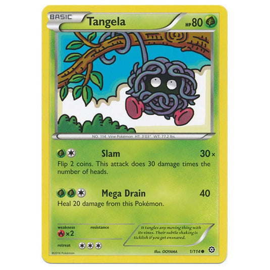 Pokemon - XY - Steam Siege - Tangela - 1/114