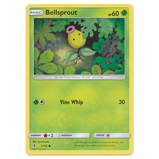 Pokemon - Sun & Moon - Guardians Rising - Bellsprout - 1/145