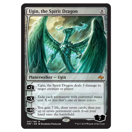 Magic the Gathering - Fate Reforged - Ugin the Spirit Dragon - 1/185