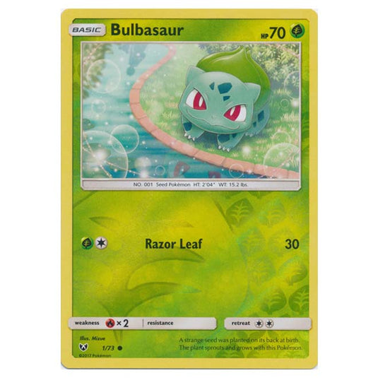 Pokemon - Shining Legends - (Reverse Holo) - Bulbasaur - 1/73