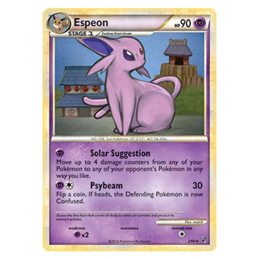 Pokemon - HGSS Undaunted - Espeon - 2/90