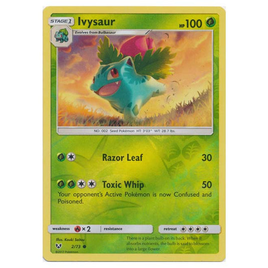 Pokemon - Shining Legends - (Reverse Holo) - Ivysaur - 2/73