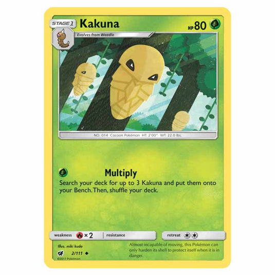 Pokemon - Sun & Moon - Crimson Invasion - Kakuna - 2/111