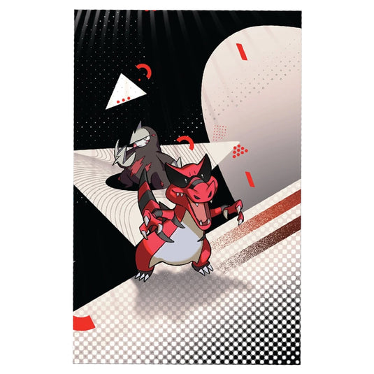 Pokemon - Scarlet & Violet - Black Bolt & White Flare - Unova Mini Tin - Krookodile & Excadrill - Sticker