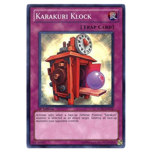 Yu-Gi-Oh! - Starstrike Blast - Karakuri Klock (Super Rare) - STBL-EN072