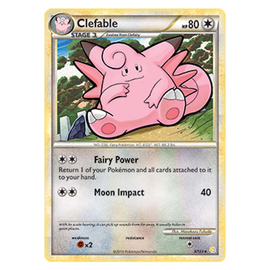 Pokemon - HGSS - Clefable - 3/123