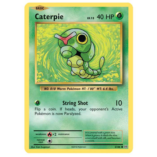 Pokemon - XY Evolutions - Caterpie - 3/108