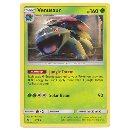 Pokemon - Shining Legends - Venusaur - 3/73