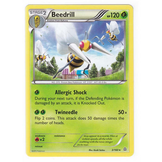 Pokemon - XY Primal Clash - Beedrill - 3/160