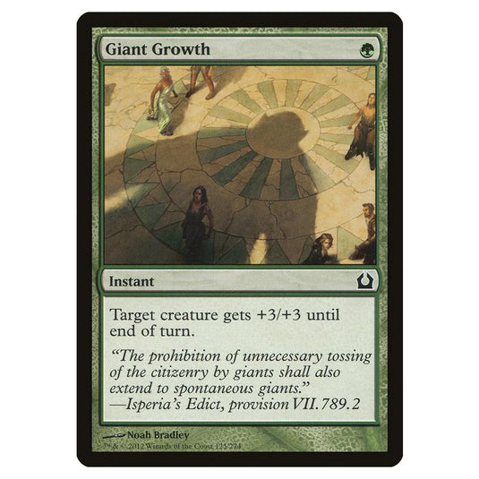 Magic The Gathering - Return To Ravnica - Giant Growth - 125/274 (Foil)