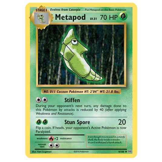 Pokemon - XY Evolutions - Metapod - 4/108