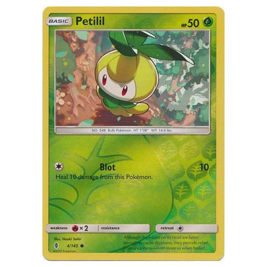 Pokemon - Sun & Moon - Guardians Rising - (Reverse Holo) - Petilil - 4/145