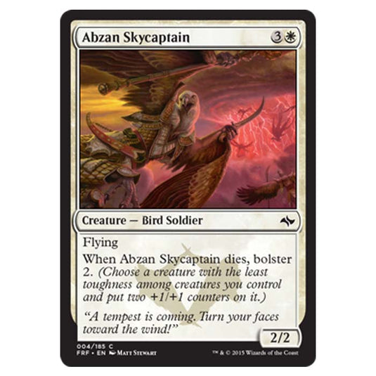 Magic the Gathering - Fate Reforged - Abzan Skycaptain - 4/185