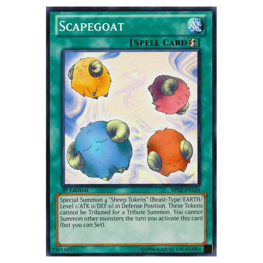 Yu-Gi-Oh! - Battle Pack 2 - War of the Giants - Scapegoat (Common) BP02-EN136