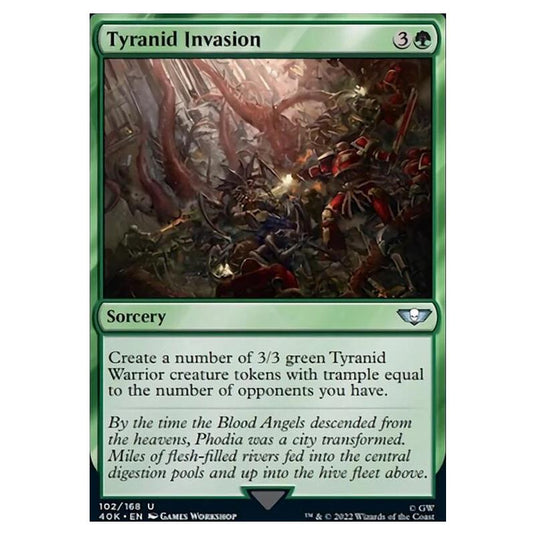 Magic The Gathering - Universes Beyond - Warhammer 40k - Tyranid Invasion - 102/168