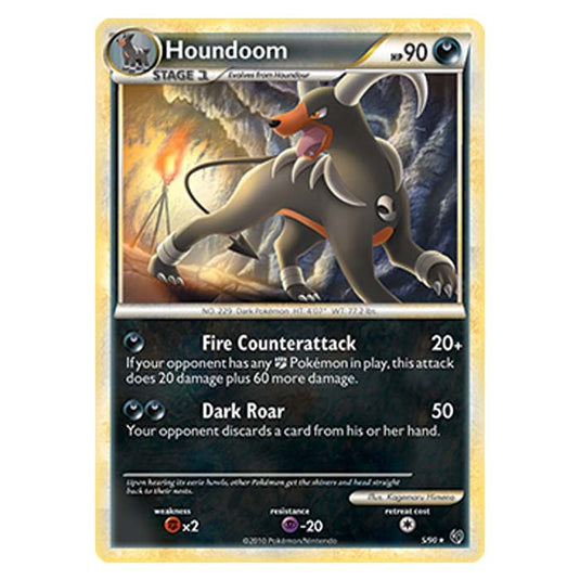 Pokemon - HGSS Undaunted - Houndoom - 5/90