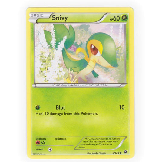 Pokemon - XY - Fates Collide - Snivy - 5/124